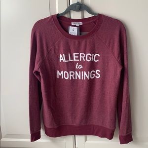 Allergic to Mornings Cozy Sweatshirt